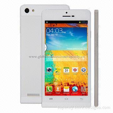 5.0-inch 3G Phones with MTK6589 Quad-core1/8GB ROM/Android 4.2, Dual-SIM Card and 13.0MP Camera